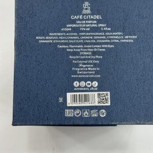 عطر کافه سیتادل CAFE CITADEL گرم_چرمی_چوبی
